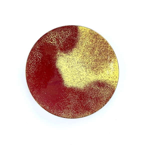 Vintage Enamelled Copper Trinket Dish - Picture 4 of 14